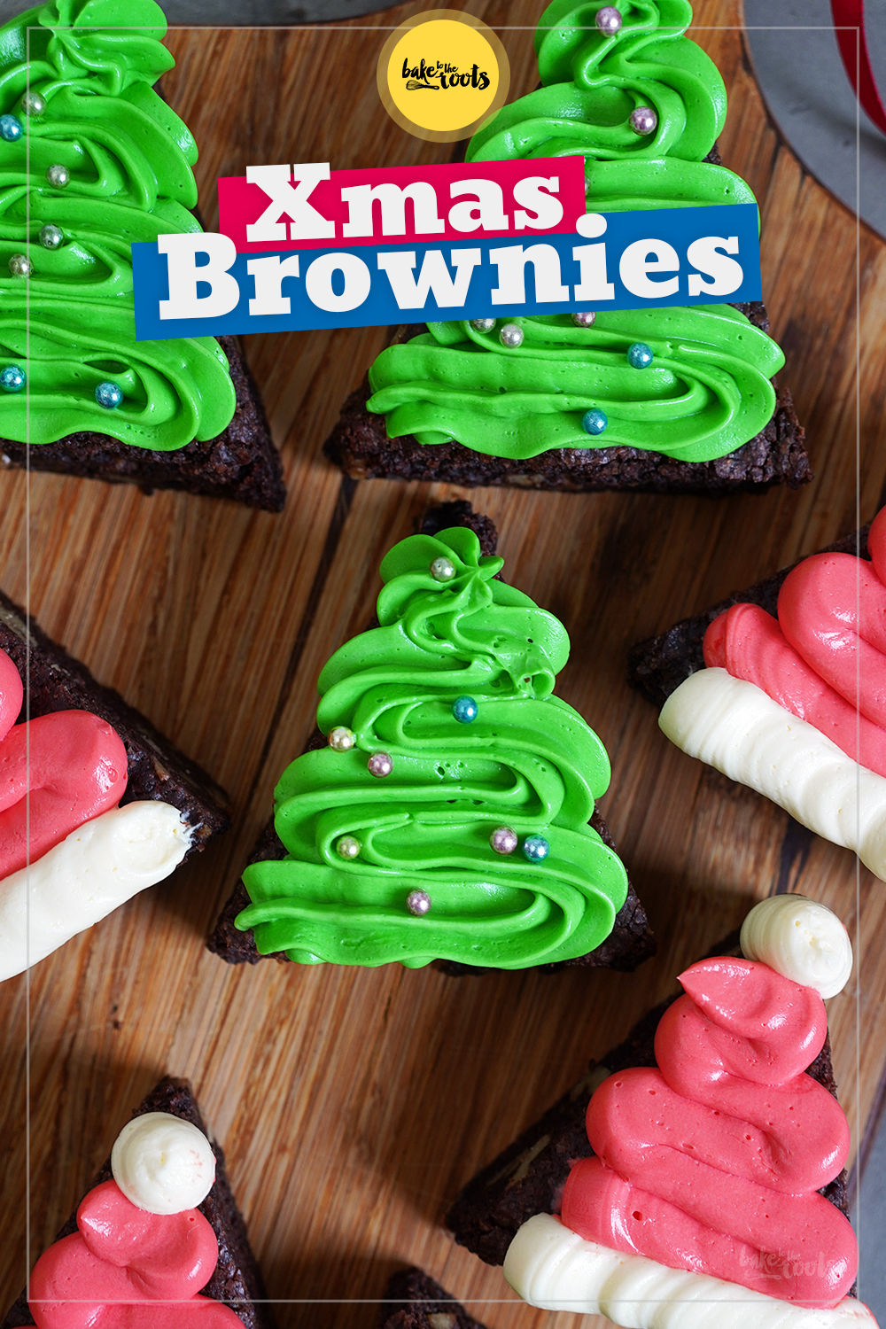 Xmas Walnut Brownies | Bake to the roots