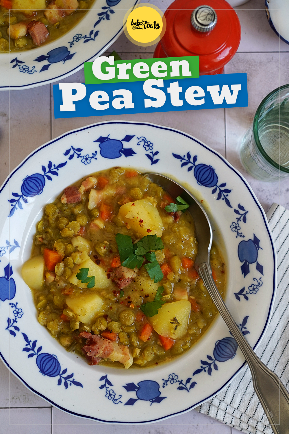 (German) Green Split Pea Stew | Bake to the roots