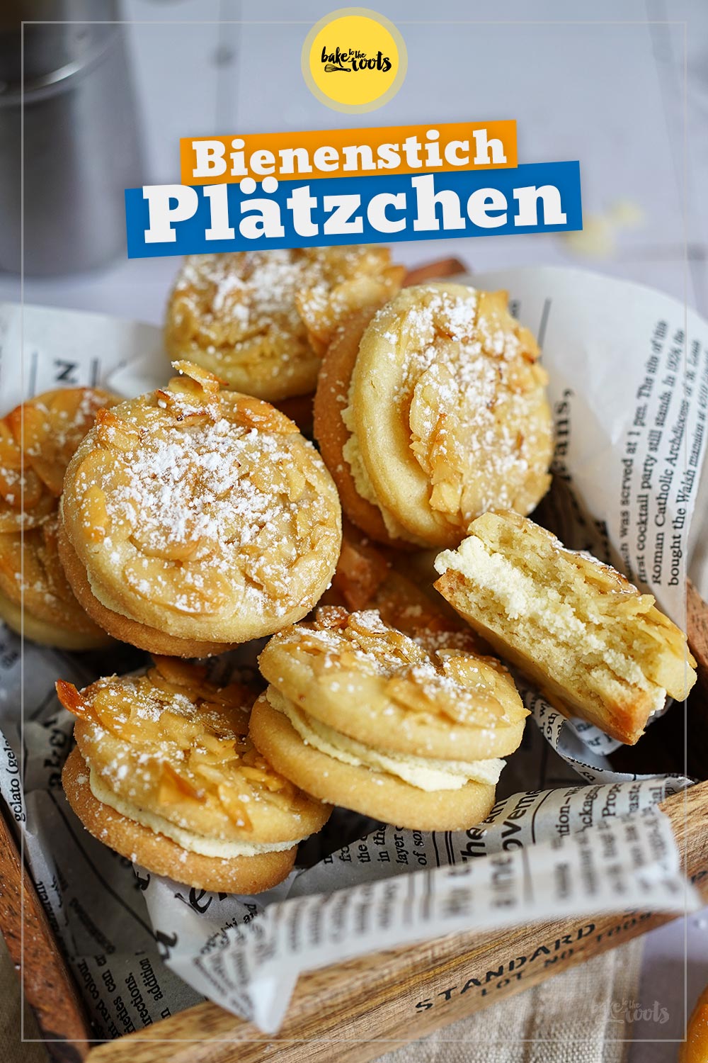 Bienenstich Plätzchen | Bake to the roots