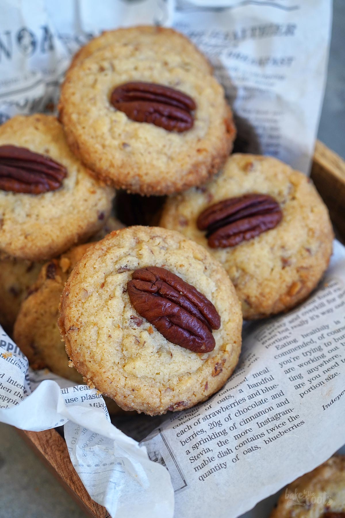 Einfache Pecan Sandies | Bake to the roots