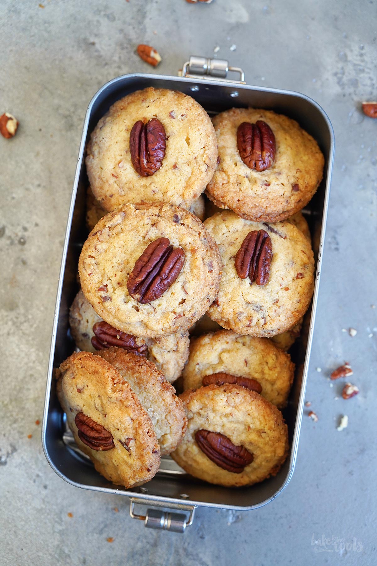 Einfache Pecan Sandies | Bake to the roots