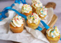 Einfache Mini Funfetti Cupcakes | Bake to the roots