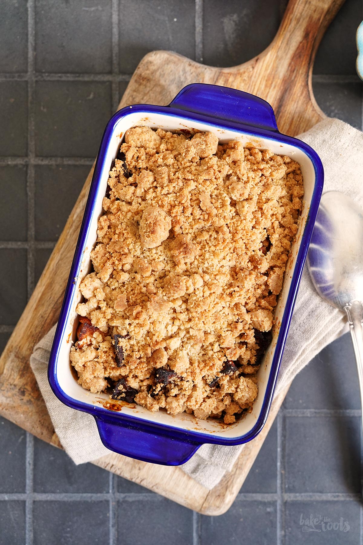 AirFryer Apple Crumble | Bake to the roots