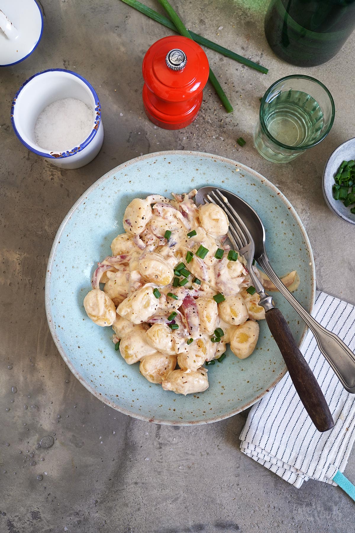 Tarte Flambée Style Gnocchi | Bake to the roots