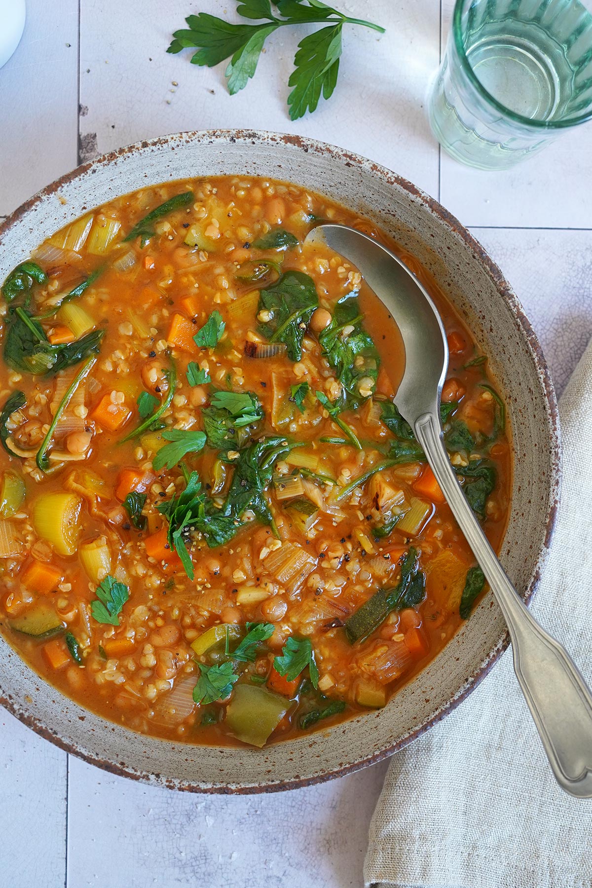 Gemüsesuppe mit Buchweizen (vegan) | Bake to the roots