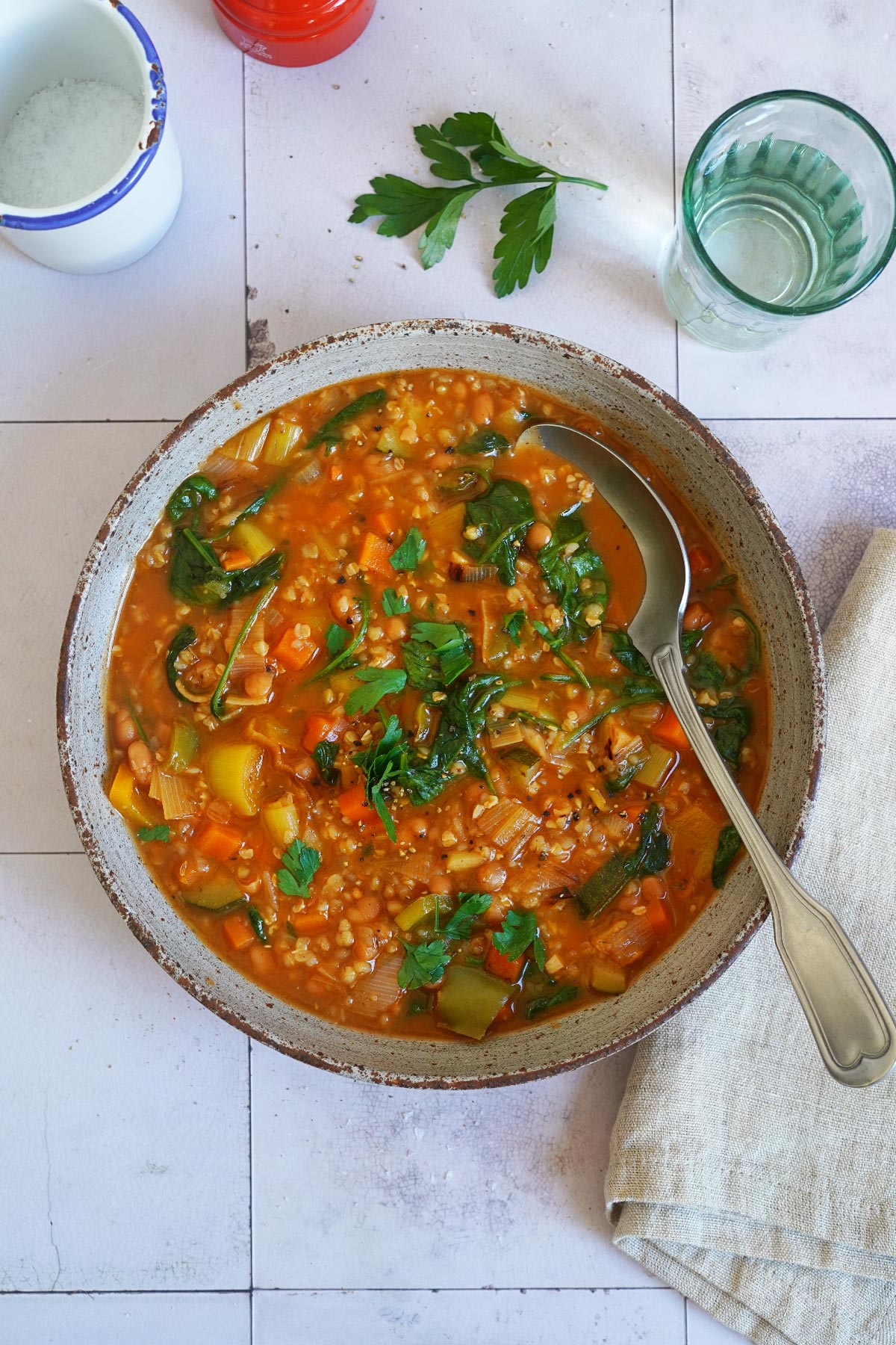 Gemüsesuppe mit Buchweizen (vegan) | Bake to the roots