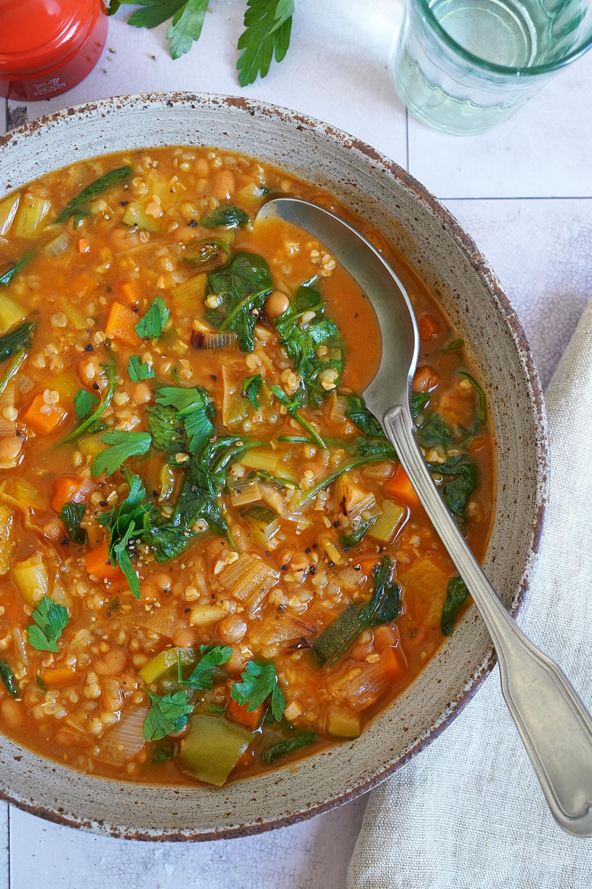 Gemüsesuppe mit Buchweizen (vegan) | Bake to the roots