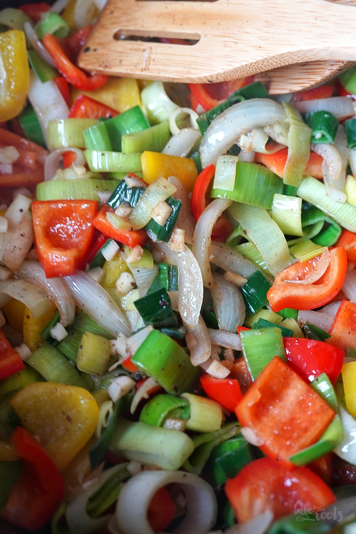 Potato & Bell Pepper One-Pot with Krakow Sausages | Bake to the roots