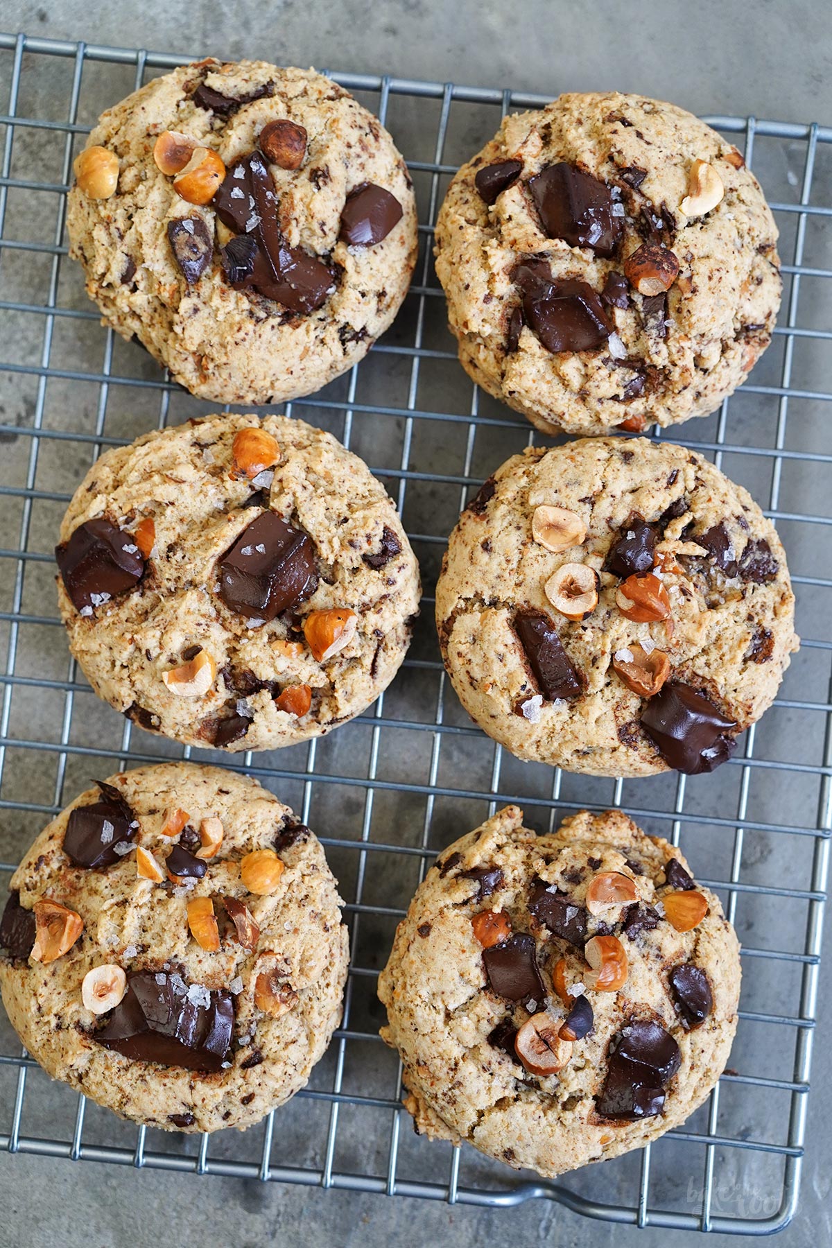 Haselnuss Espresso Schokolade Cookies | Bake to the roots