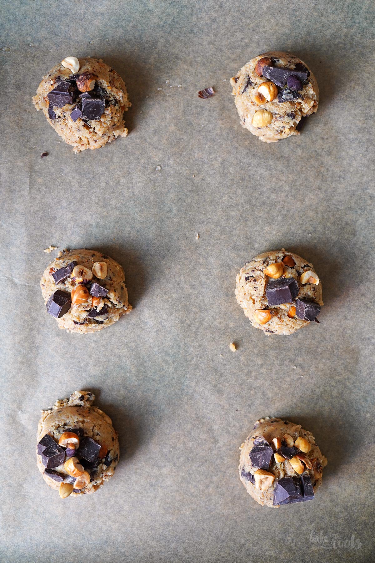 Haselnuss Espresso Schokolade Cookies | Bake to the roots