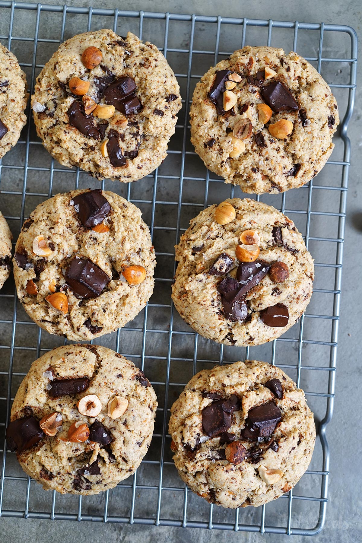 Haselnuss Espresso Schokolade Cookies | Bake to the roots