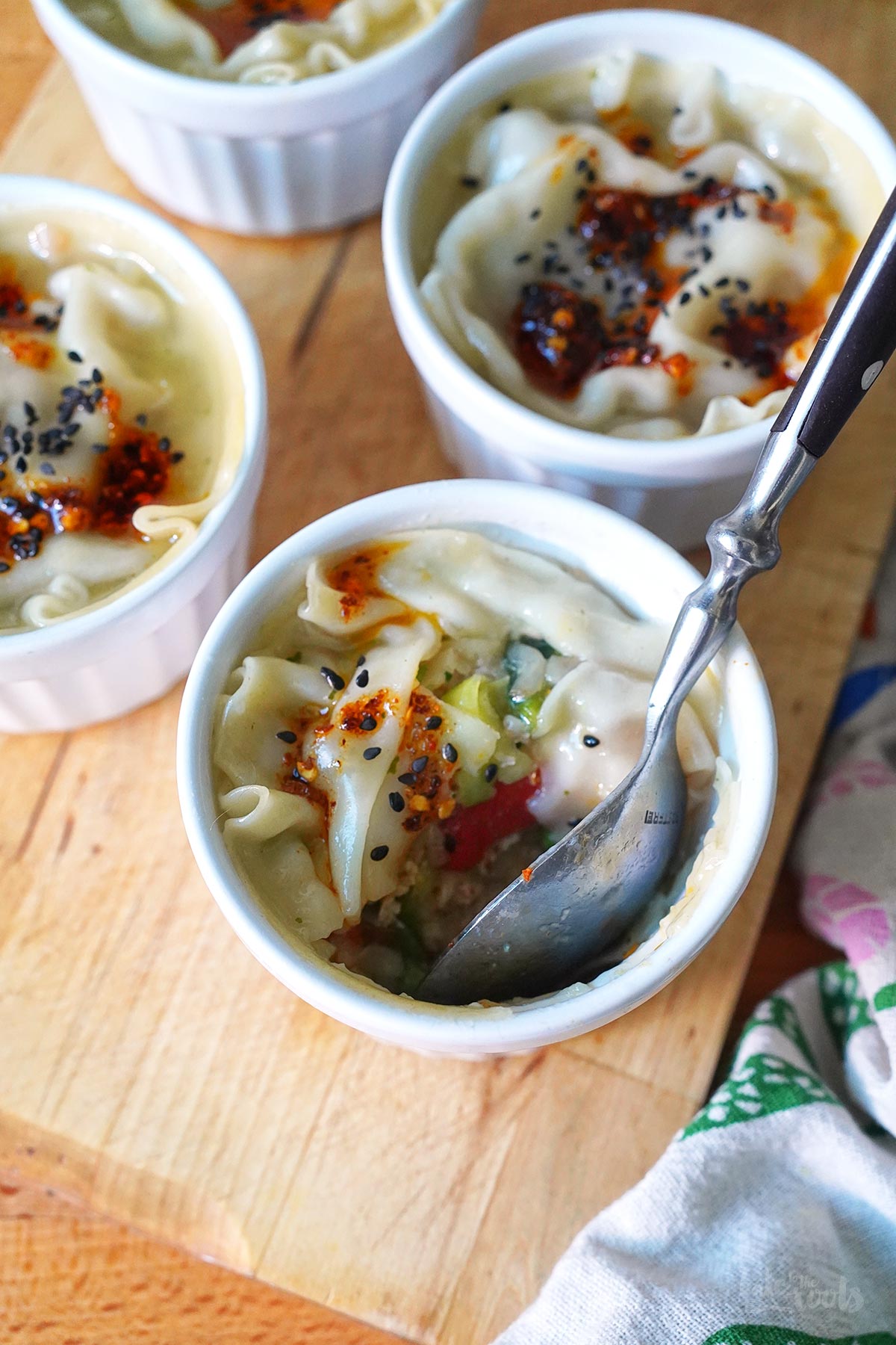 Steamed Dumpling Mini Lasagna | Bake to the roots