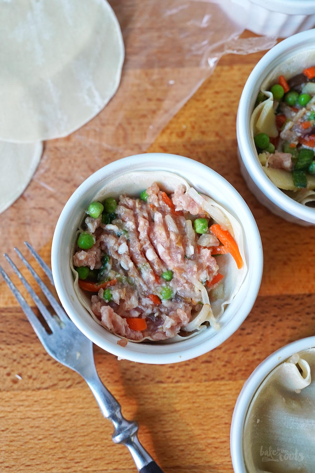 Steamed Dumpling Mini Lasagna | Bake to the roots