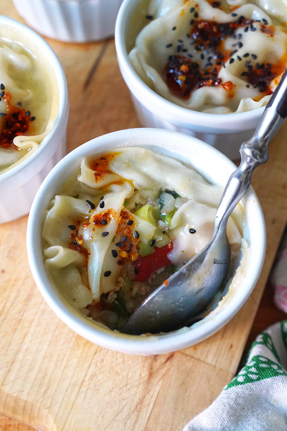 Steamed Dumpling Mini Lasagna | Bake to the roots