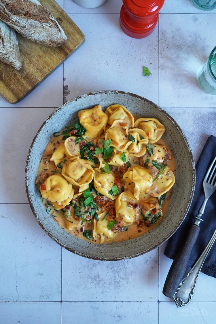 One-Pot Marry Me Tortellini | Bake to the roots