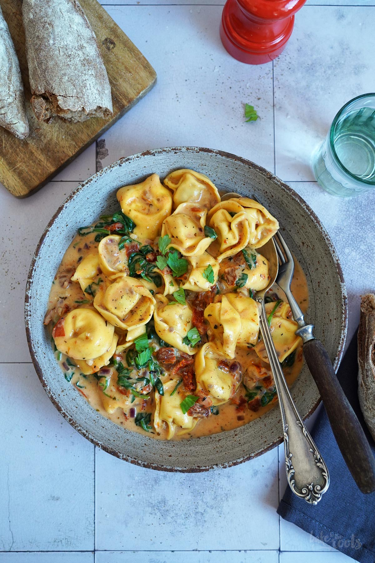 One-Pot Marry Me Tortellini | Bake to the roots