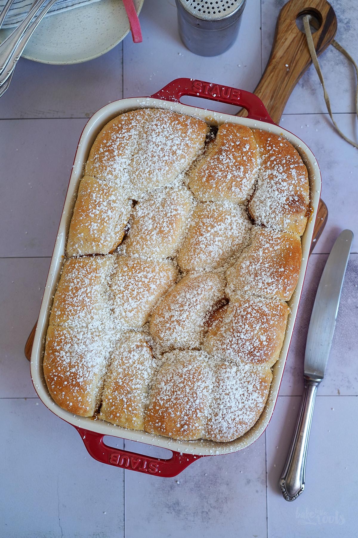 Buchteln aka. Sweet Yeast Buns with Apricot Jam | Bake to the roots