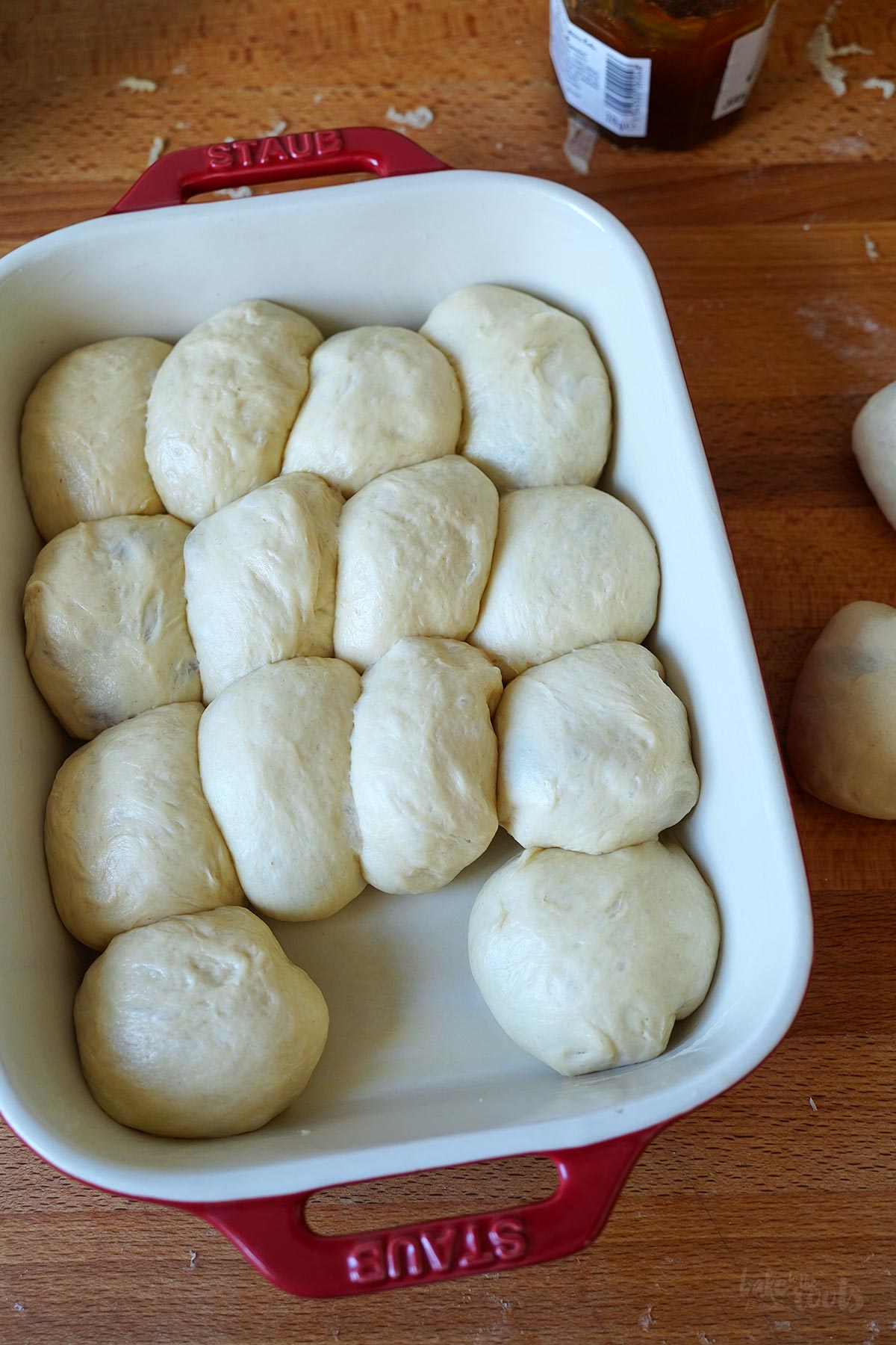 Buchteln aka. Sweet Yeast Buns with Apricot Jam | Bake to the roots