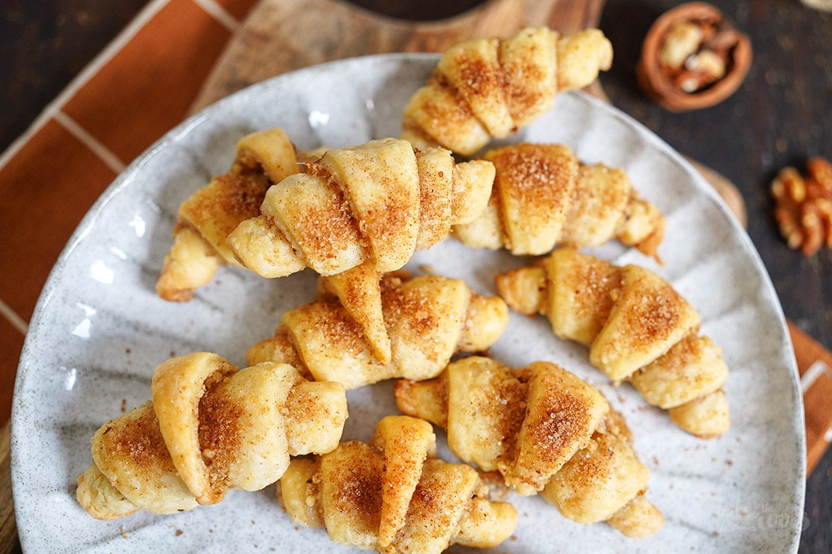 Walnuss Hörnchen (Rugelach) | Bake to the roots