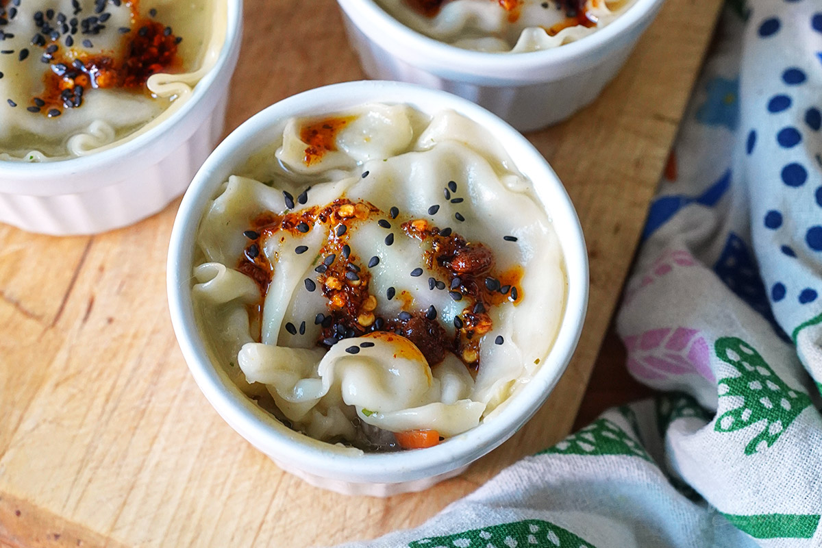 Steamed Dumpling Mini Lasagna | Bake to the roots