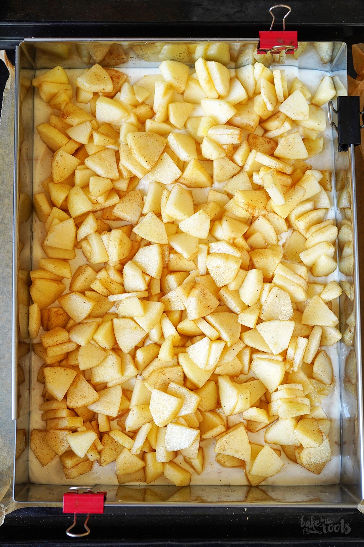 Apfel Streusel Käsekuchen (vom Blech) | Bake to the roots