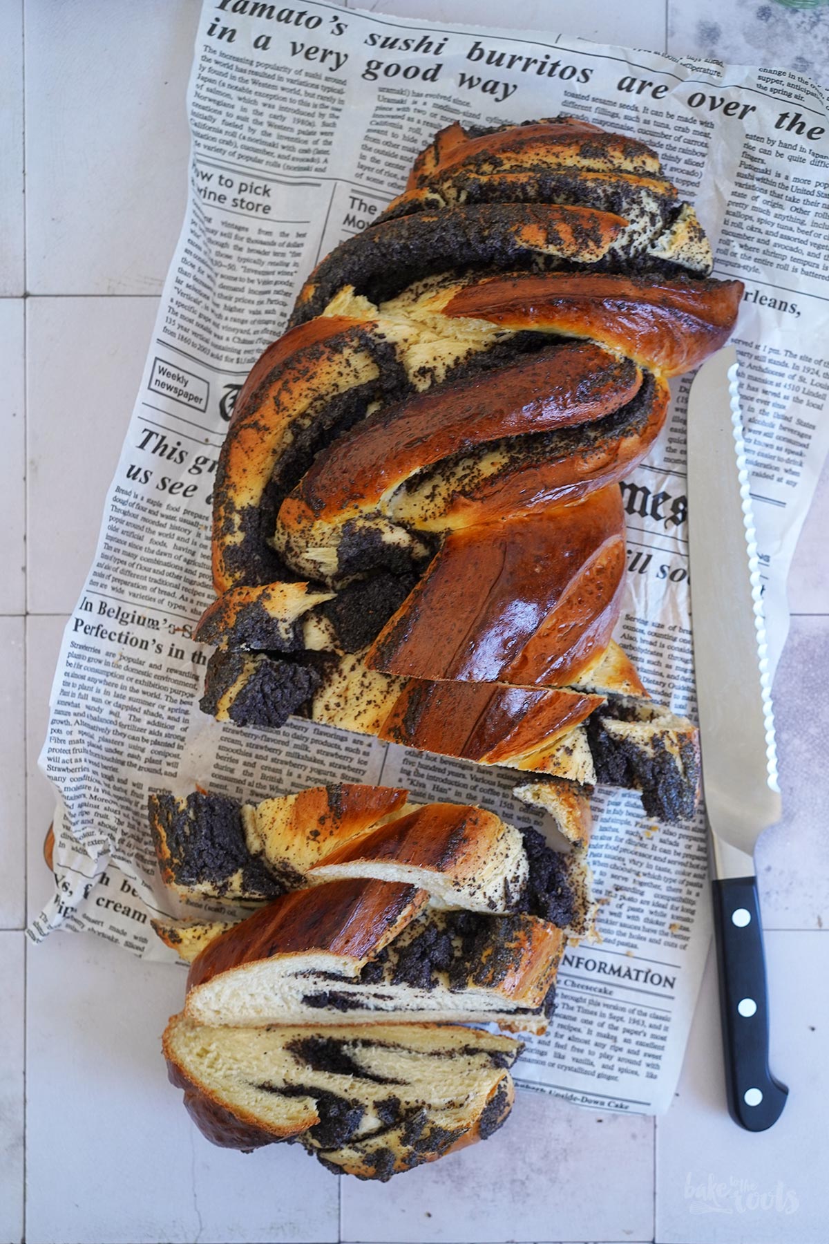 Mohn Marzipan Hefezopf | Bake to the roots