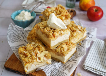 Apfel Streusel Käsekuchen (vom Blech) | Bake to the roots