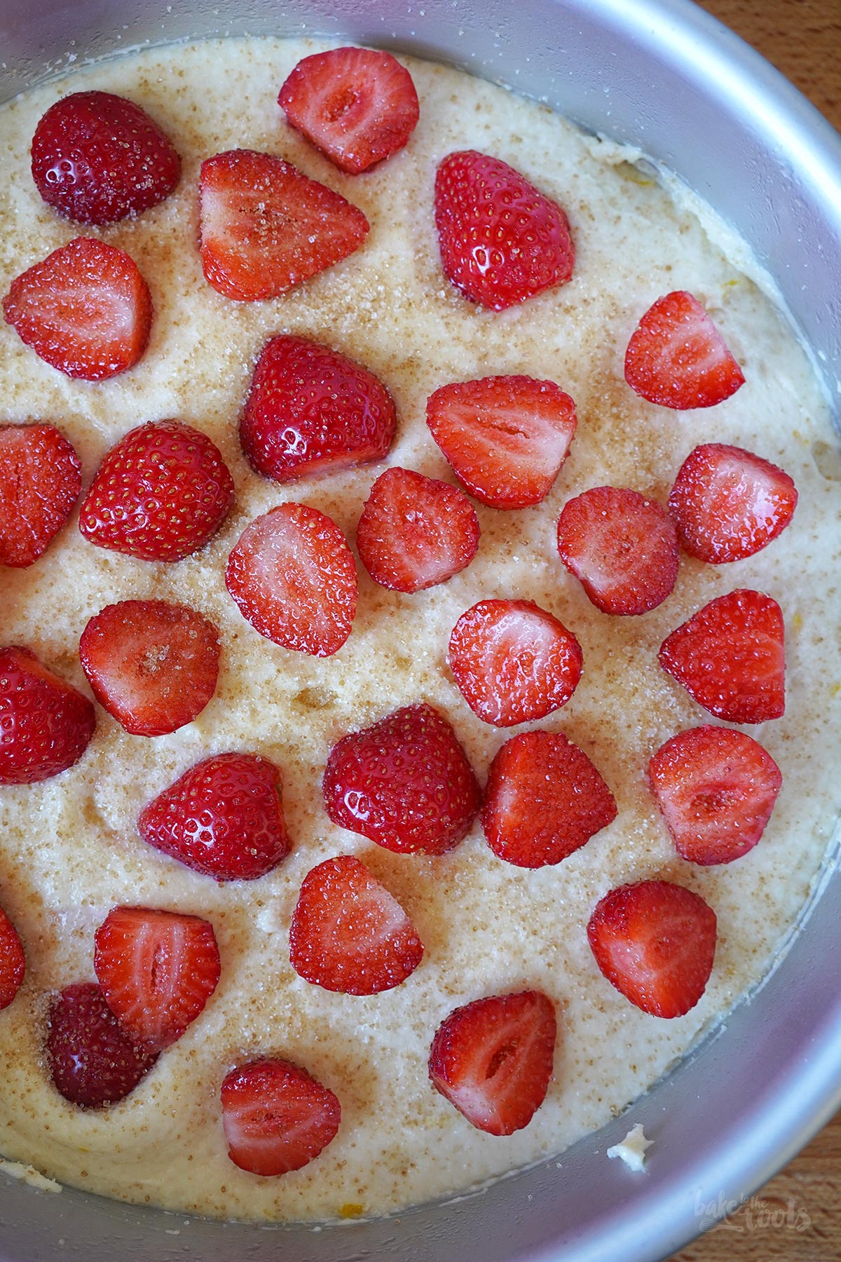 Easy Strawberry Ricotta Cake | Bake to the roots