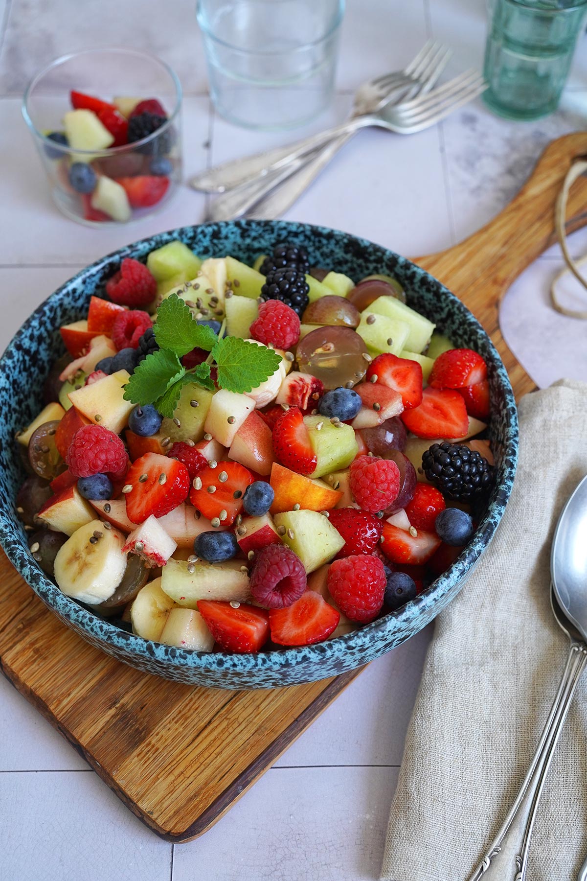 Einfacher Obstsalat | Bake to the roots