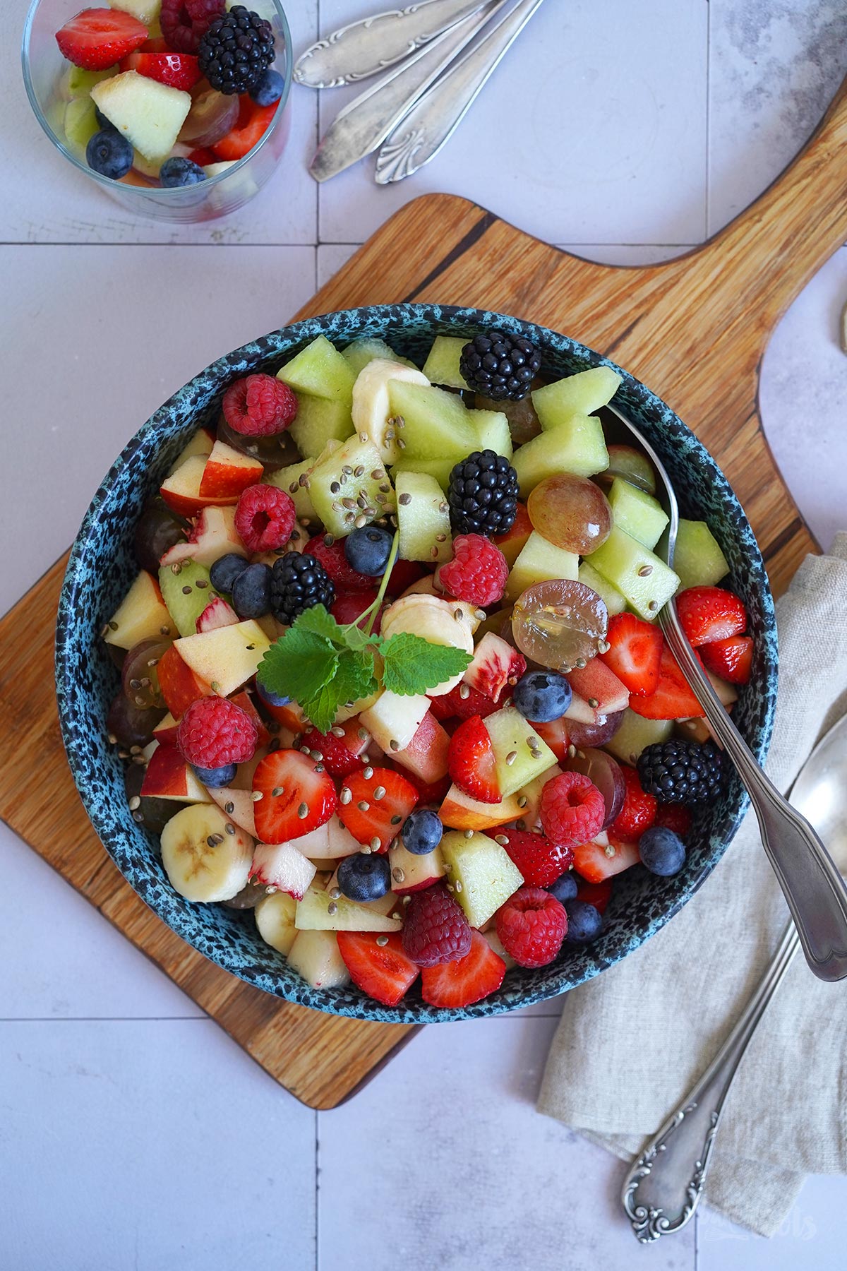 Einfacher Obstsalat | Bake to the roots