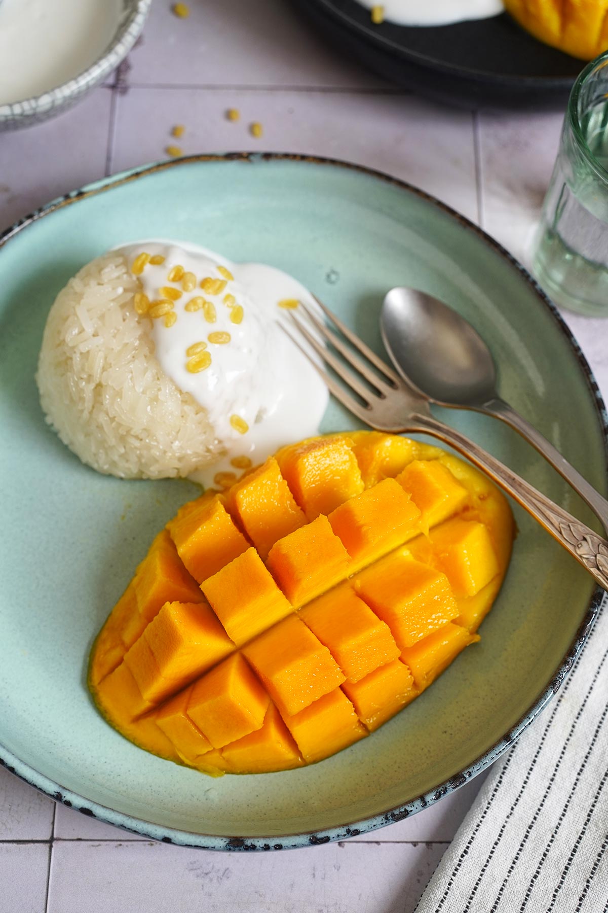 Mango & Sticky Rice aka. Khao Niew Mamuang | Bake to the roots