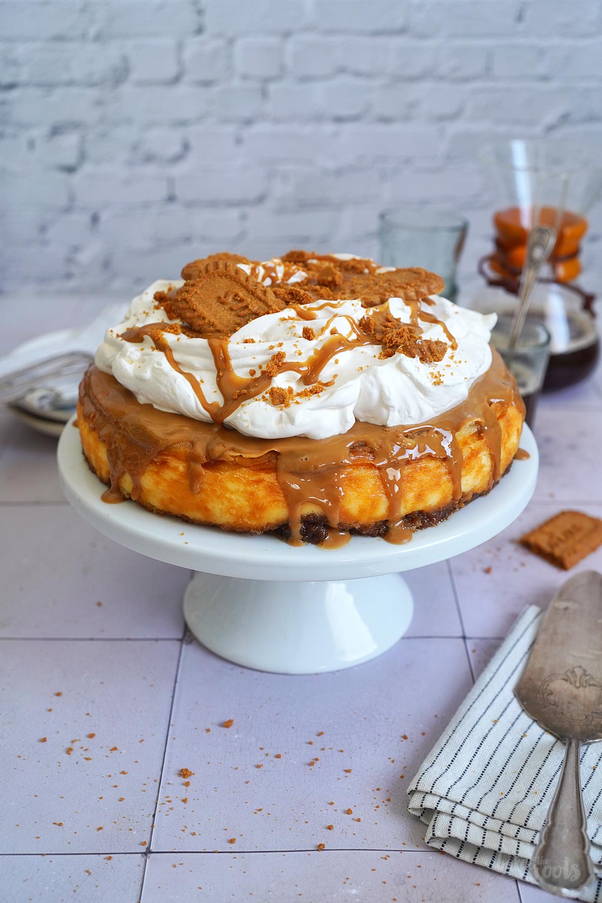 Lotus Biscoff Cheesecake | Bake to the roots