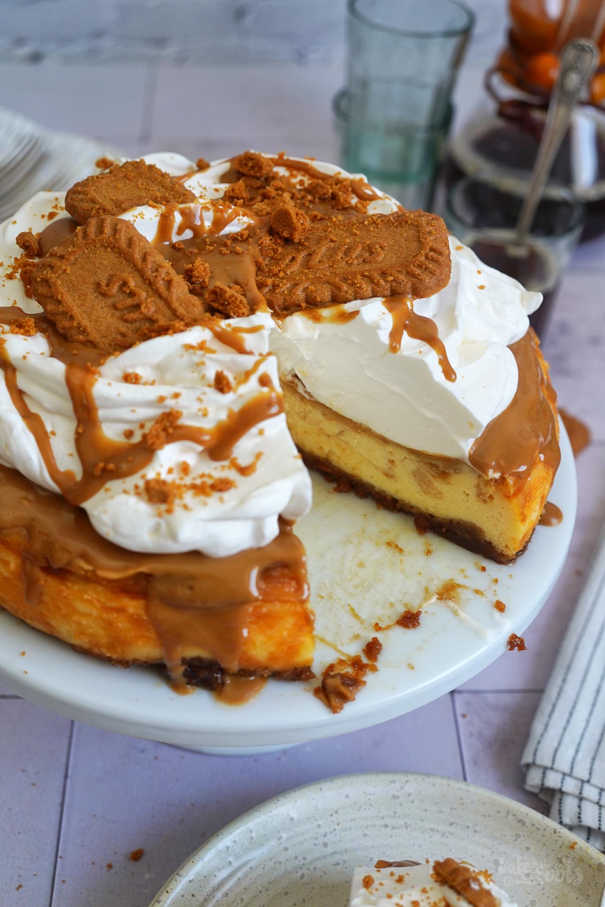 Lotus Biscoff Cheesecake | Bake to the roots