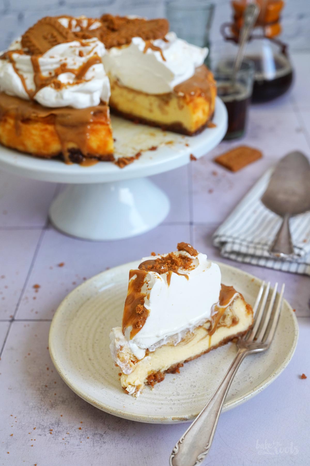 Lotus Biscoff Cheesecake | Bake to the roots