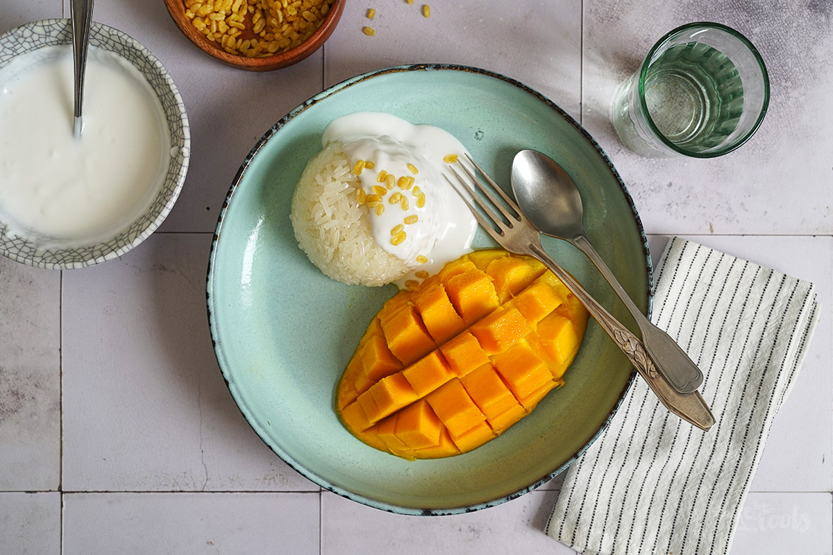 Mango & Sticky Rice (Khao Niew Mamuang) | Bake to the roots