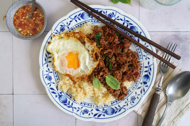 Pad Kra Pao (Thai Stir-fry) | Bake to the roots