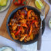 Schnelle AirFryer Chicken Fajitas | Bake to the roots