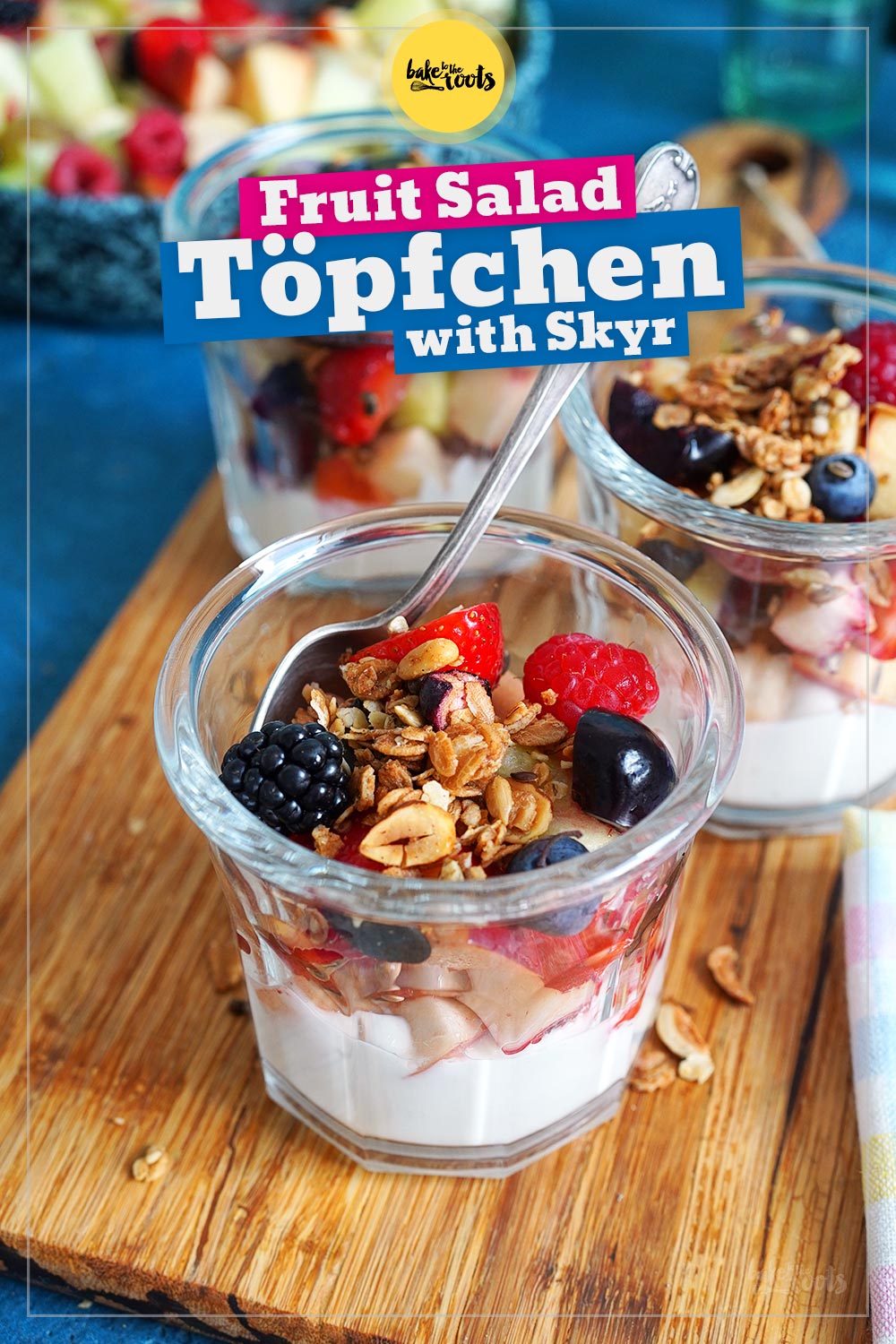 Fruit Salad (potty) with Skyr | Bake to the roots