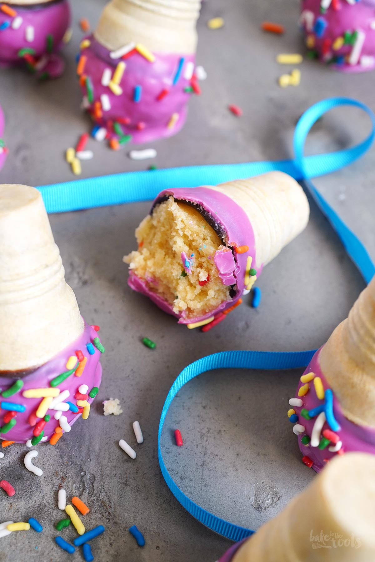 (Melting) Eiswaffel Cake Pops | Bake to the roots