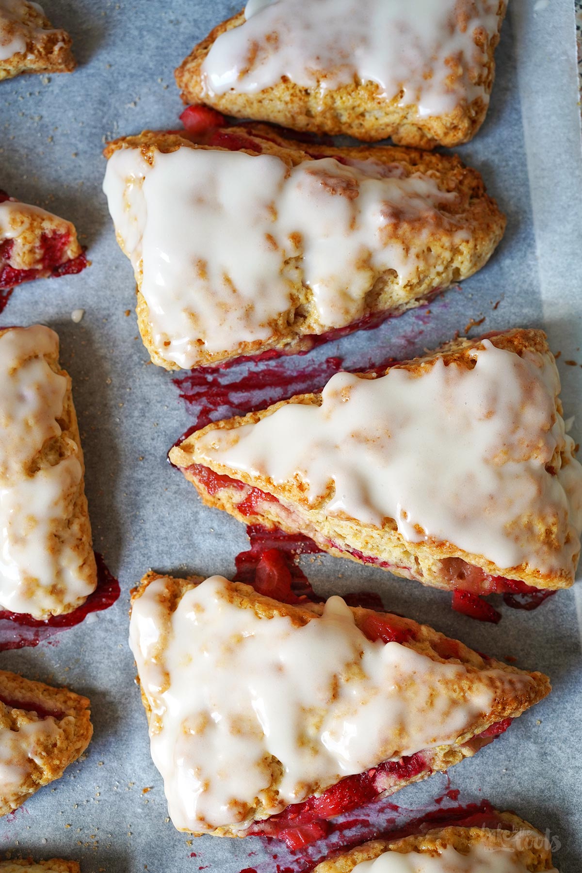 Strawberry Raspberry Scones | Bake to the roots