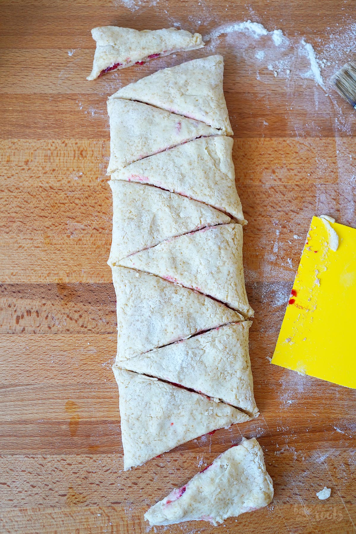 Strawberry Raspberry Scones | Bake to the roots