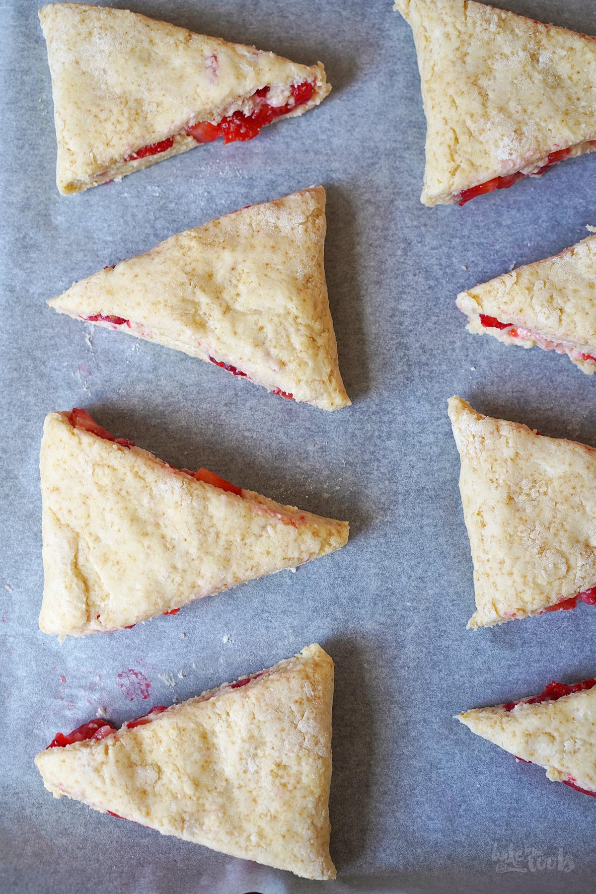 Strawberry Raspberry Scones | Bake to the roots