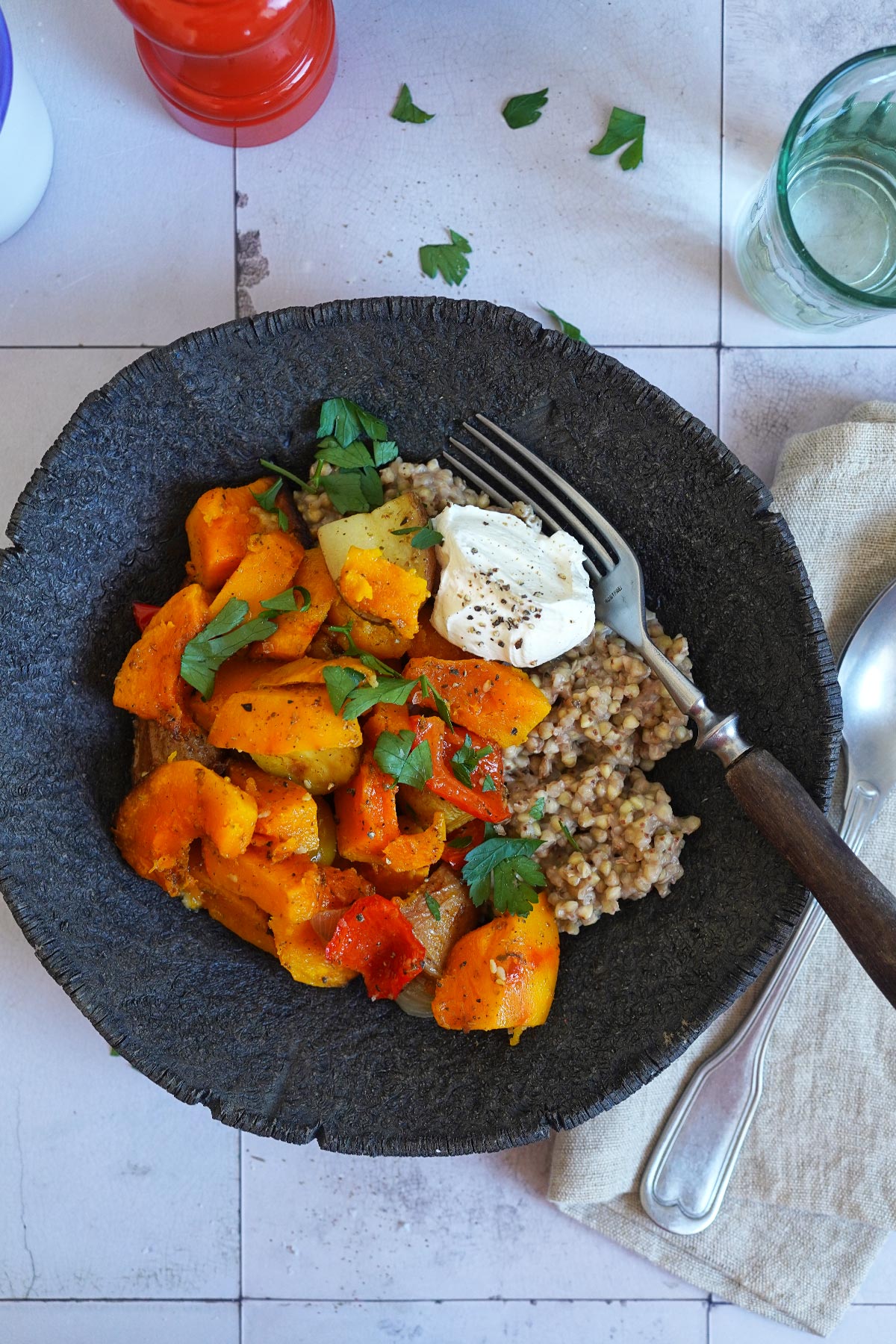Buckwheat Bowls with Oven Veggies | Bake to the roots