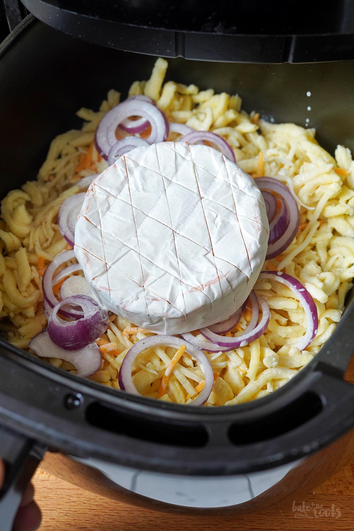 Air Fryer German Käsespätzle aka. Cheese Noodles | Bake to the roots