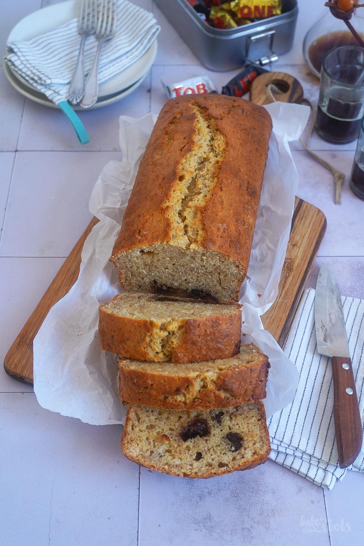 Bananenbrot mit Toblerone & Gebräunter Butter | Bake to the roots