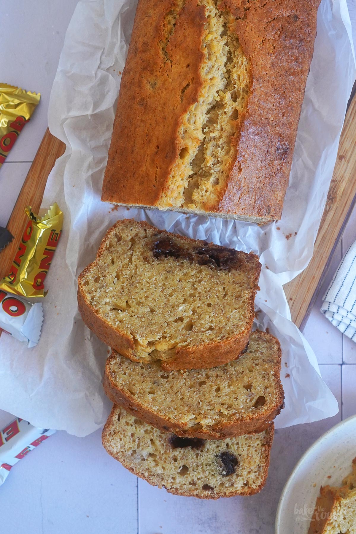 Bananenbrot mit Toblerone & Gebräunter Butter | Bake to the roots