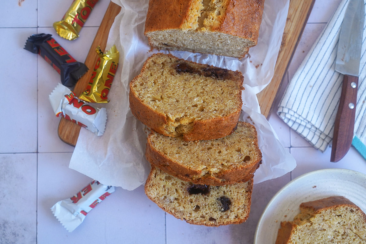Bananenbrot mit Toblerone & Gebräunter Butter | Bake to the roots