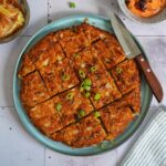 Koreanische Kimchi Pancakes mit Gochujang Dip | Bake to the roots