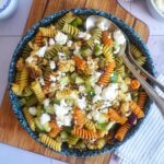 Nudelsalat mit geröstetem Za'atar Blumenkohl (AirFryer) | Bake to the roots