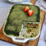 Strawberry Matcha Tiramisu | Bake to the roots